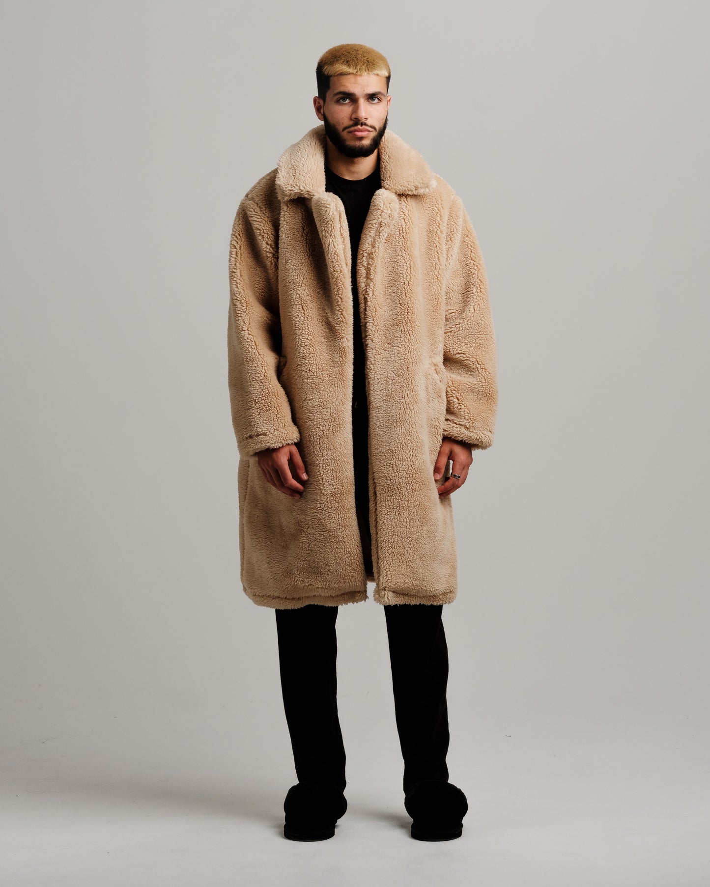 Manteau Trench Sherpa Fillena - Camel